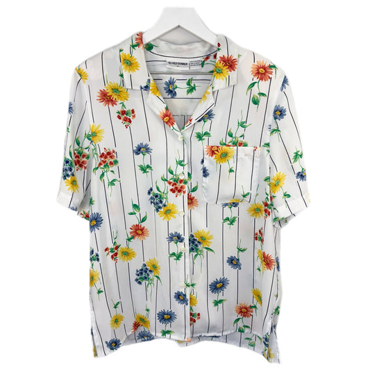 Vintage Floral Button Up Granny Shirt - Women's Size 16