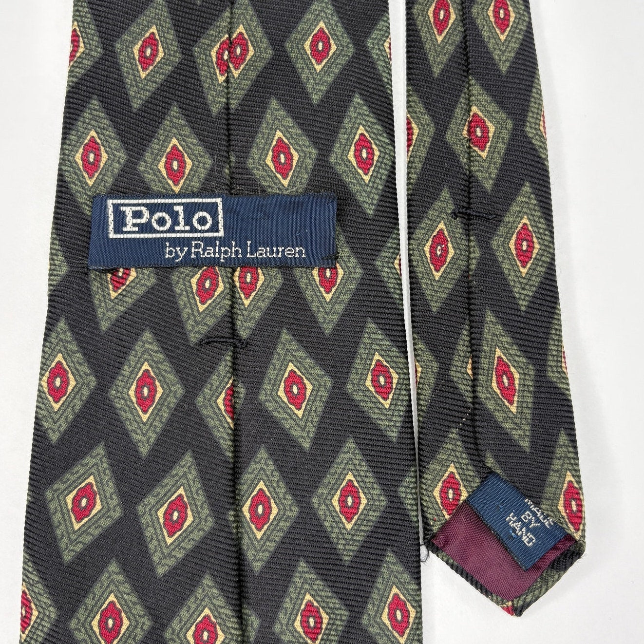 Polo by Ralph Lauren Silk Made by Hand in the USA Men's Tie