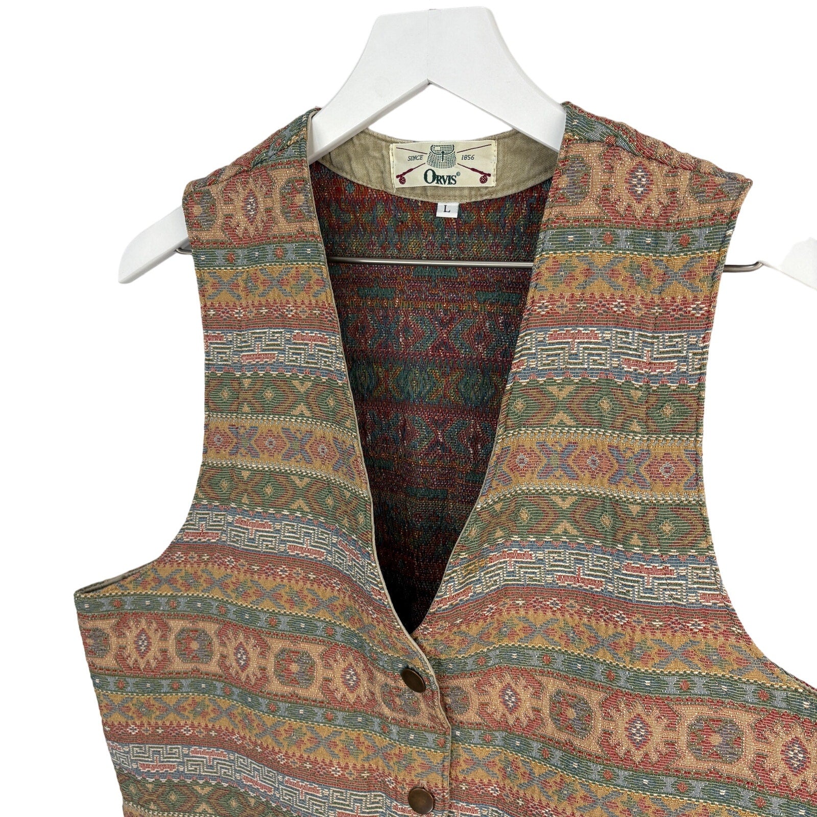 American Vintage Orvis Southwest Pattern Vest - Women's Size L