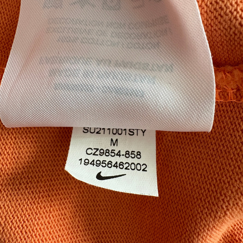 Nike Sportswear Women's Washed Hoodie CZ9854-858 in Atomic Orange - Women's M