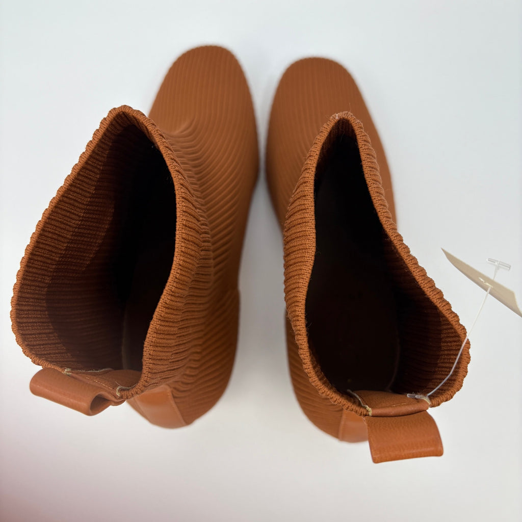 Joie Neely Knit Ankle Boot in Chestnut - Women's Size 10