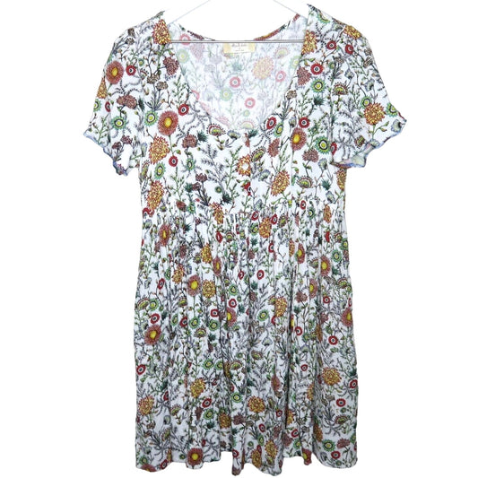 Altar'd State Boho Floral Oversized Babydoll Dress - Women's Small