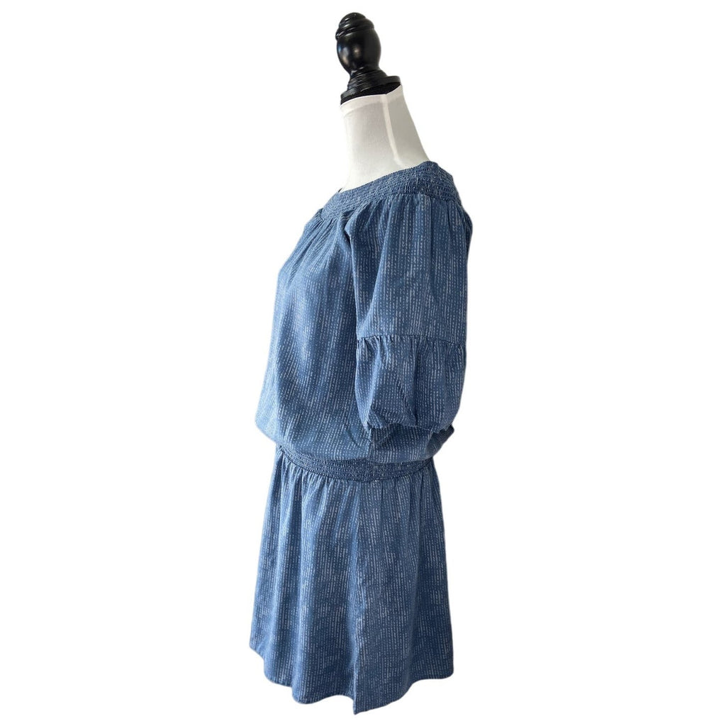 Prana Off Shoulder Stretch Waist Blouson Dress - Women's Size L