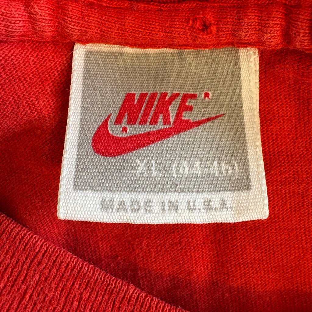 Rare Vintage 90s OG Nike Air Jordan T Shirt Gray Tag Single Stitch Made in USA