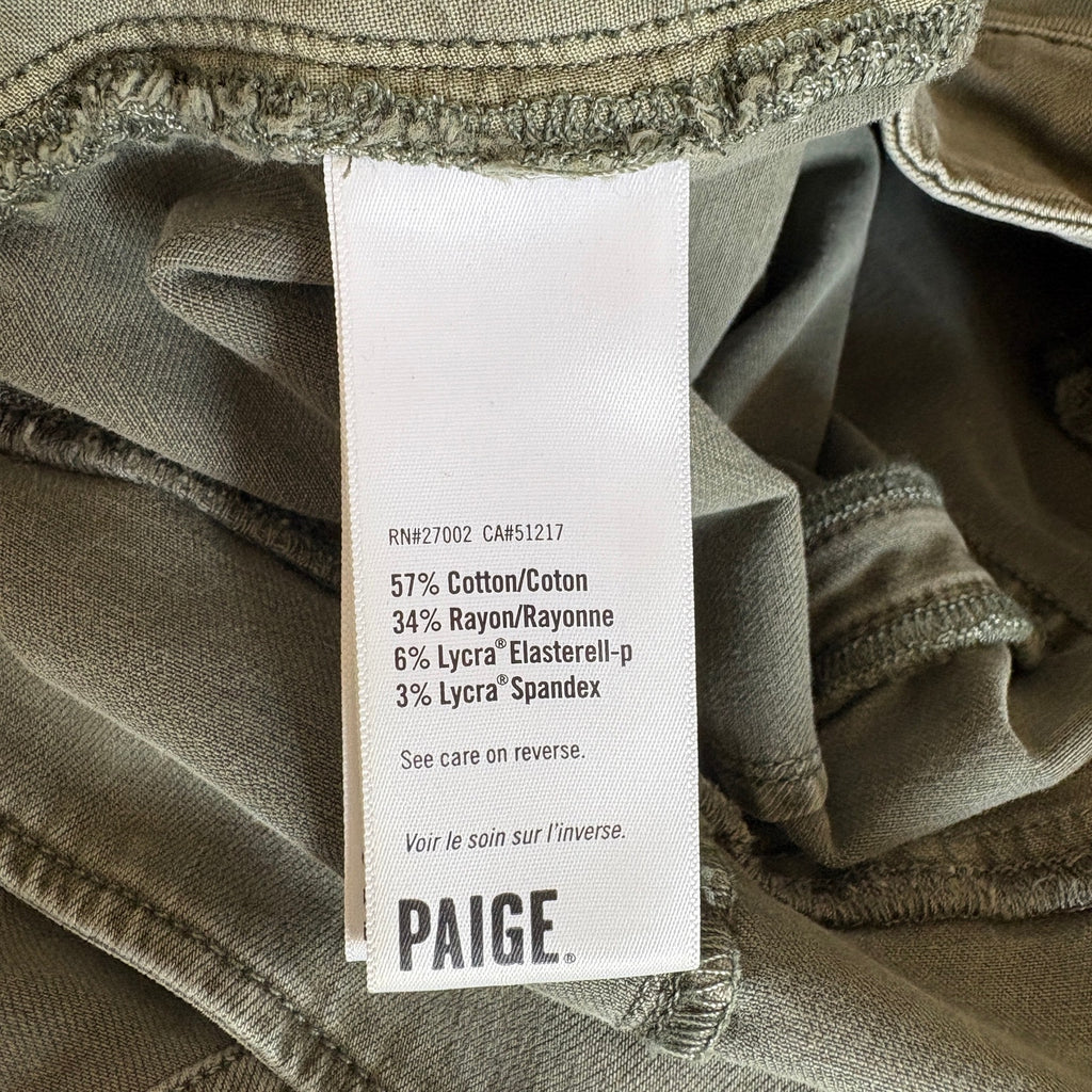 Paige Green Crop Overalls - Women's Size 14