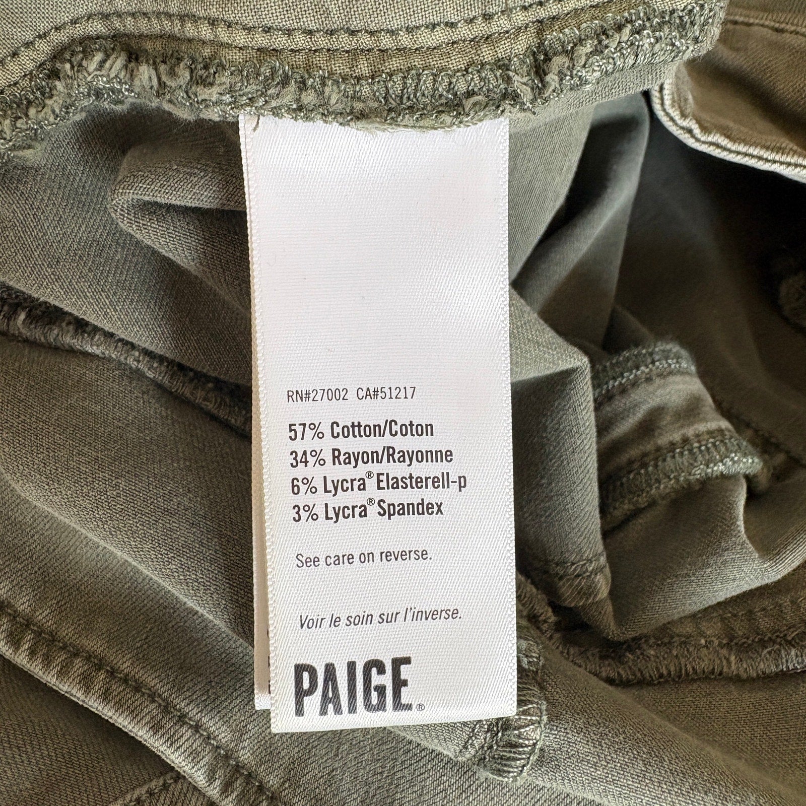 Paige Green Crop Overalls - Women's Size 14