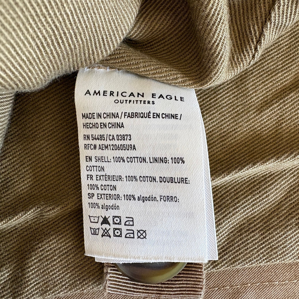 American Eagle British Khaki Trench Coat NWT - Women's Size S