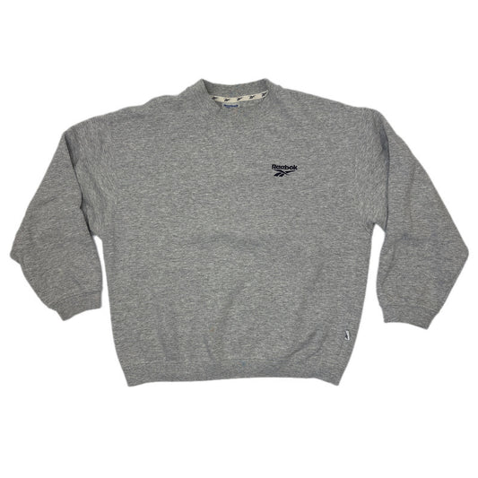 Y2K Reebok Gray Crewneck Sweatshirt - Men's Size Small