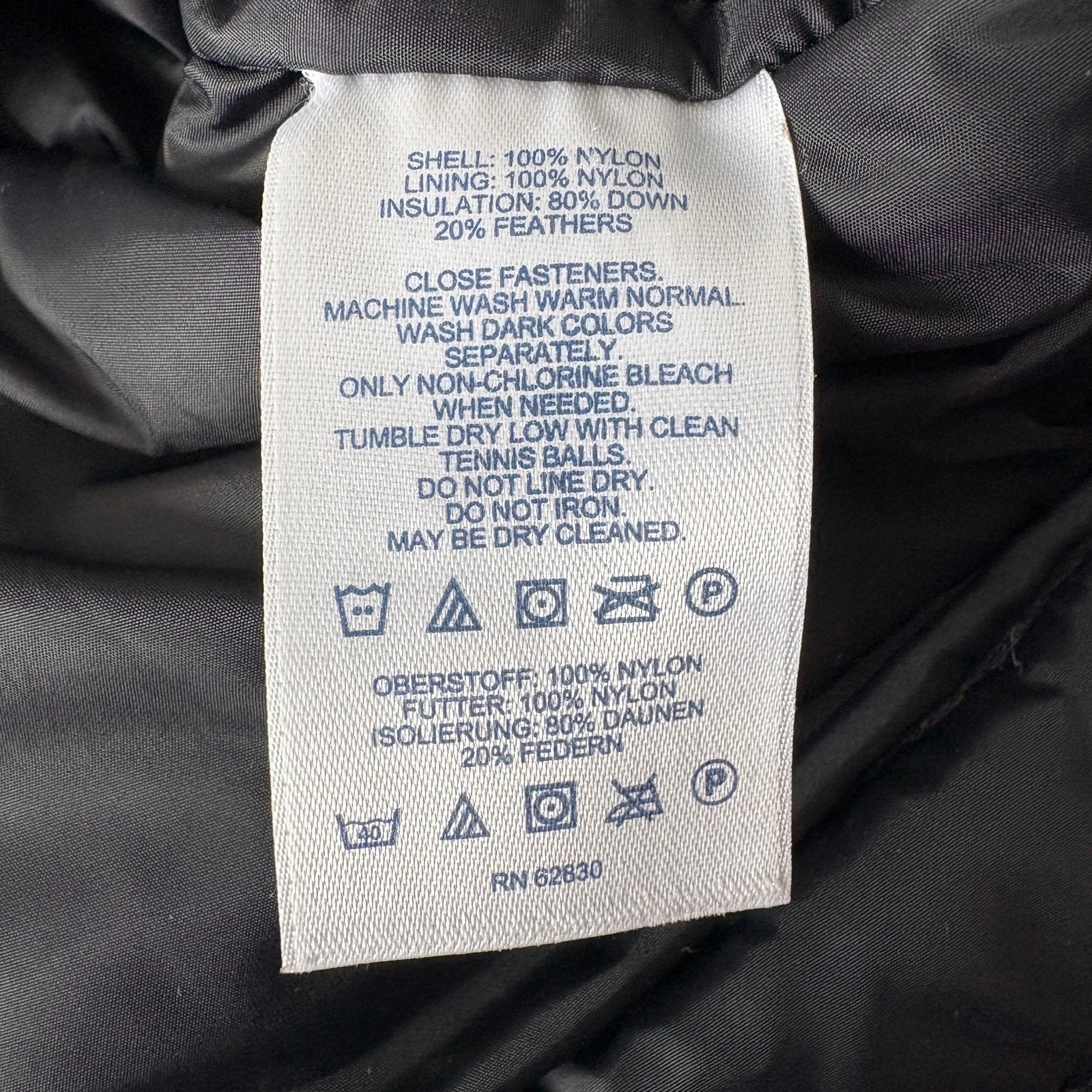 Lands' End Nylon Goose Down Puffer Vest in Black - Men's Size XXL