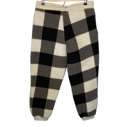 American Eagle Fleece Buffalo Plaid Joggers - Men's Size Medium