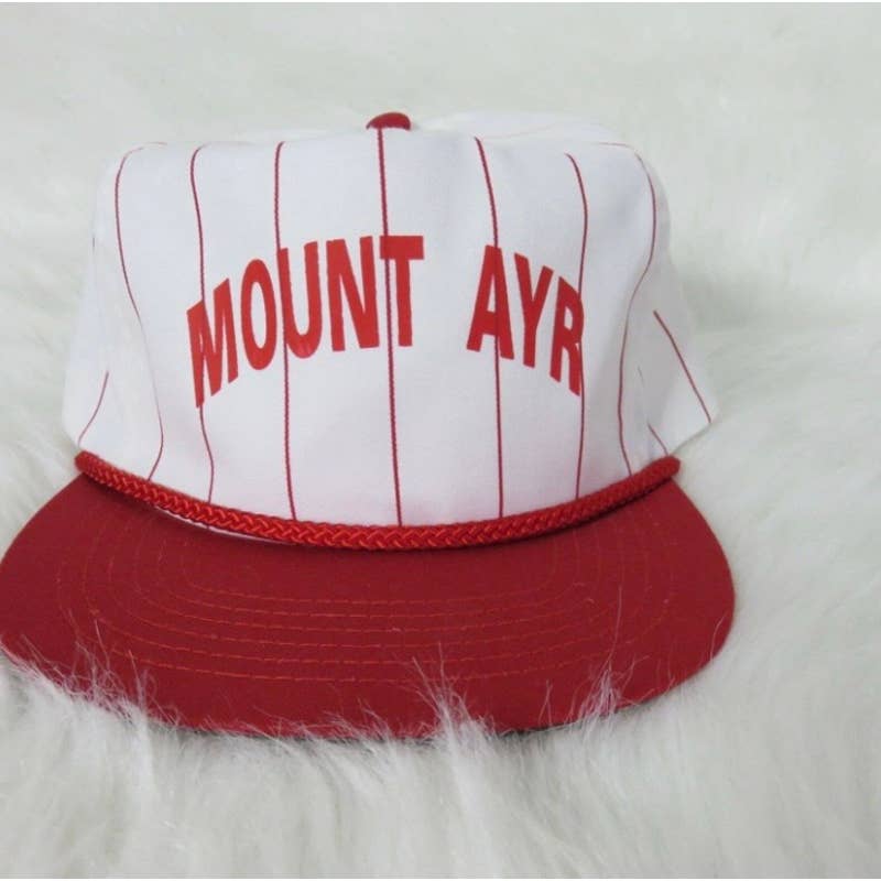 Vintage Striped Mount Ayr Snapback Hat