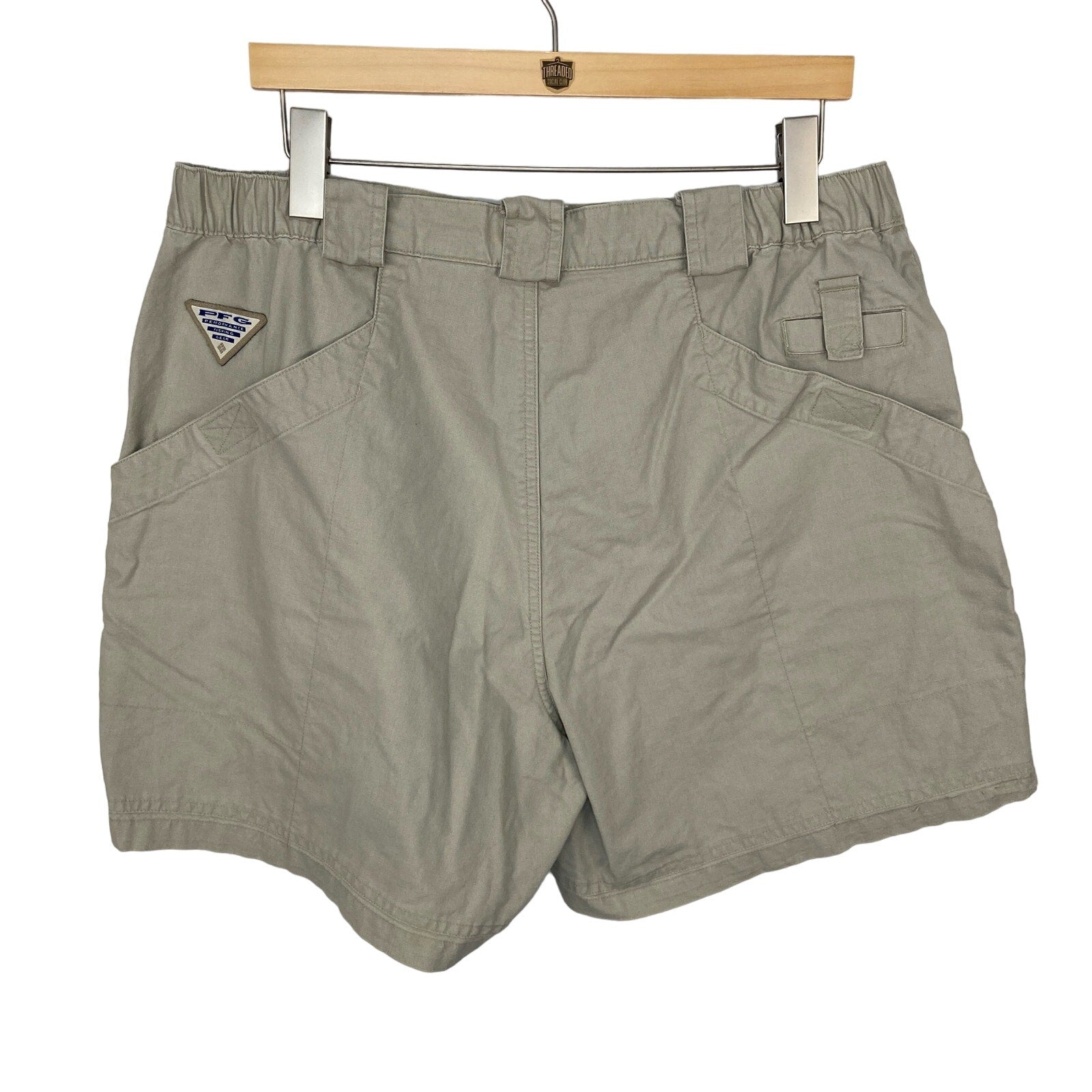Columbia PFG Light Khaki Shorts - Men's XL