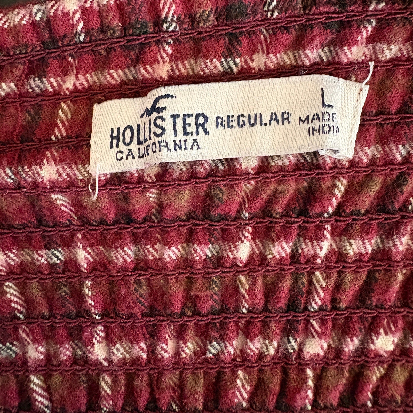 Hollister Plaid Flannel Jumper Dress - Women's Size L