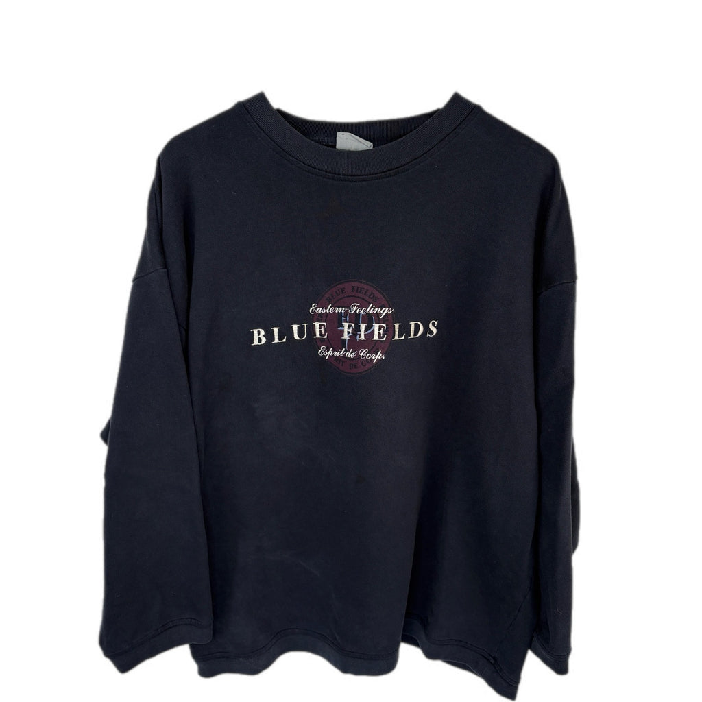 Vintage Esprit Navy Blue Fields - Women's Size XL
