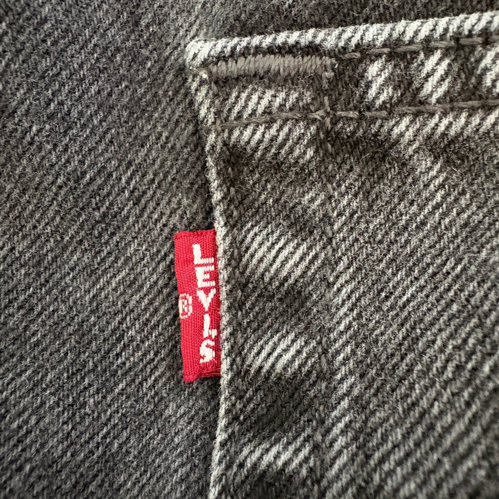Levi's 501 Original Fit Button Fly Faded Black Jeans - Women's Size 27