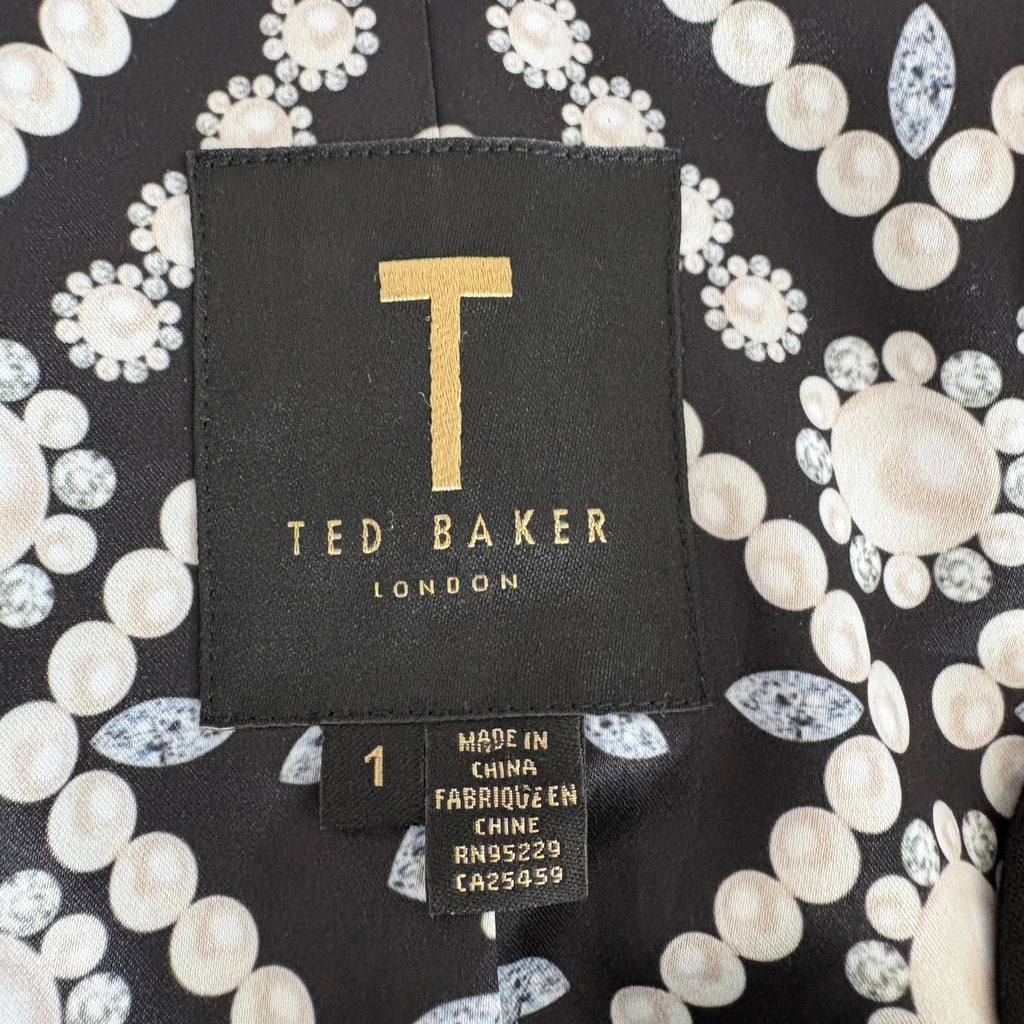 Ted Baker Scallop Edge Blazer Jacket - Women's Size 1