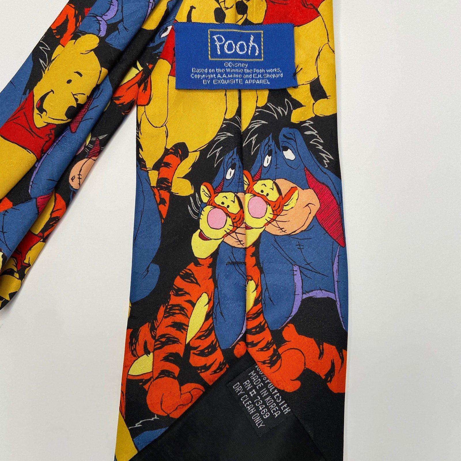 Vintage Winnie the Pooh Tigger Eeyore Men's Tie