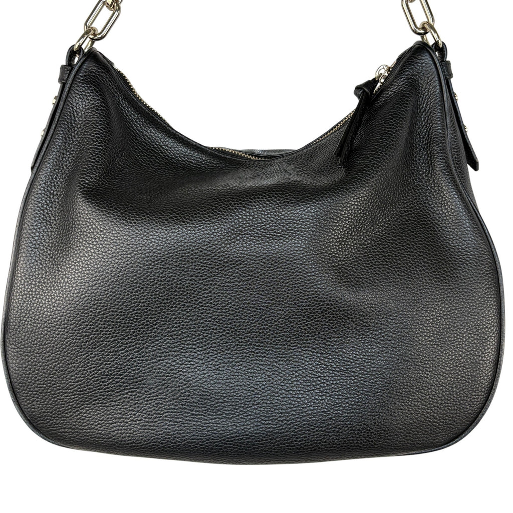 Kate Spade Hobo Black Pebbled Leather Shoulder Bag