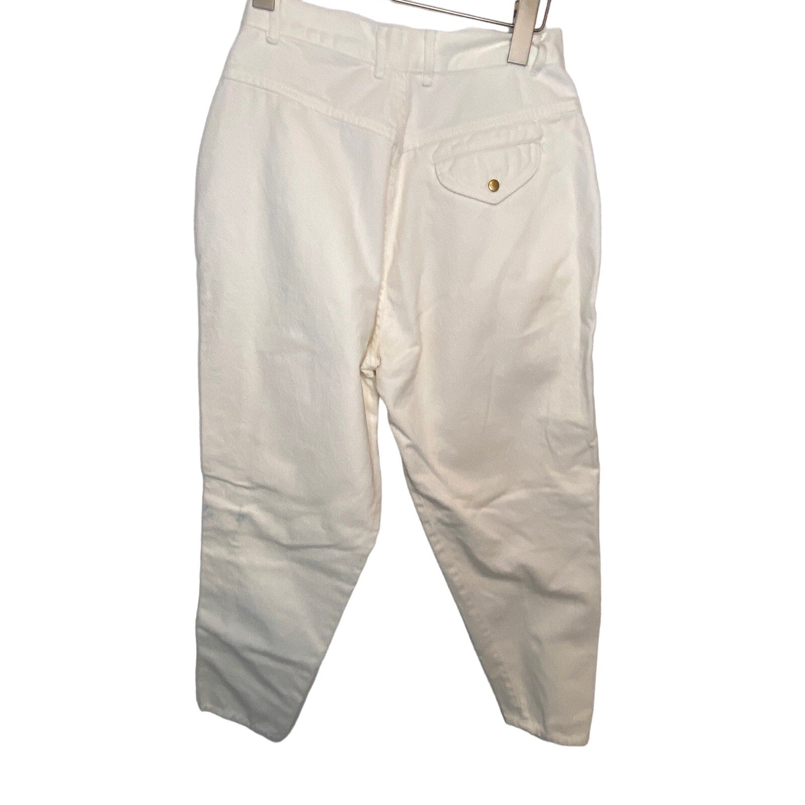 Vintage High Waist Tapered Leg Pleat Front Jeans - Junior's Size 11