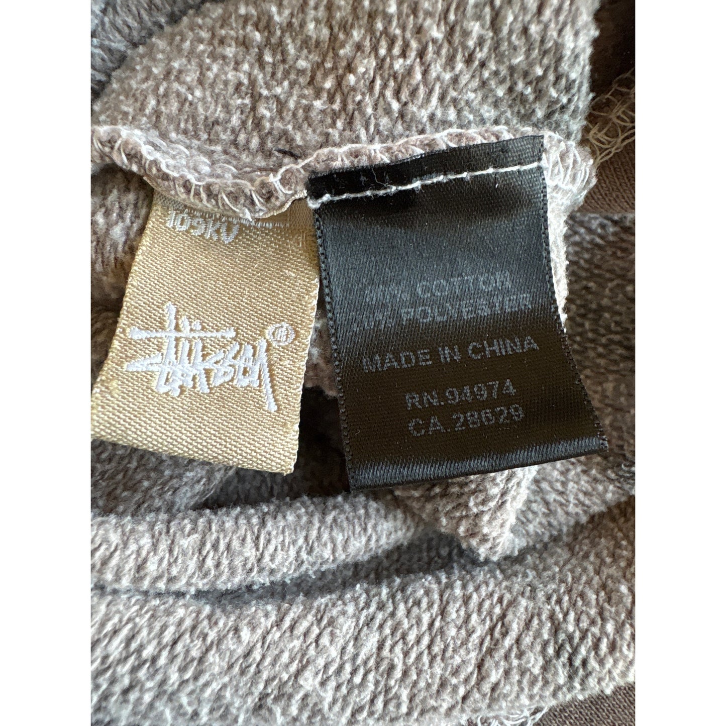 Stussy Dark Tie Dye Crewneck Sweatshirt - Men's Size L