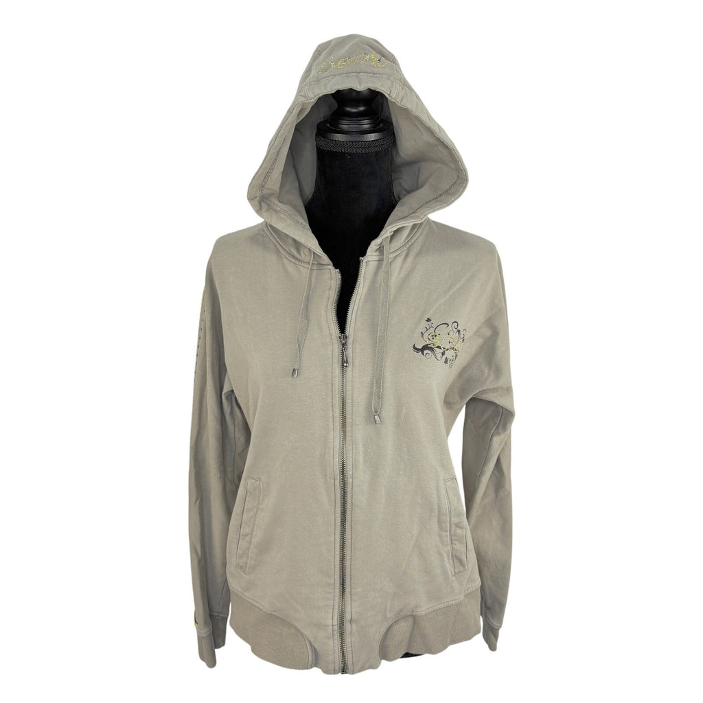 BCBGMAXAZRIA Bling Jeweled Zip Up Jacket - Women's Size XL