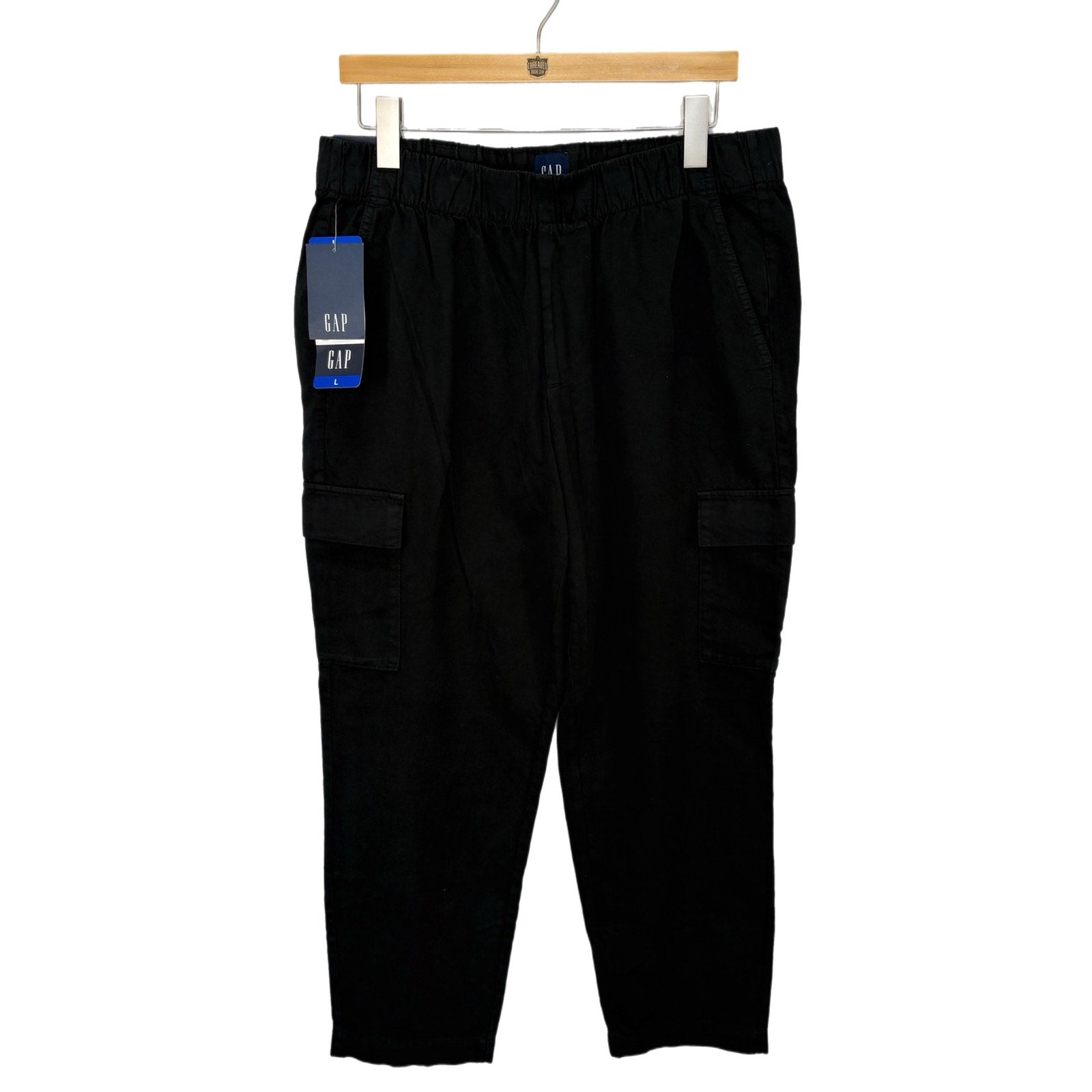 Gap Twill Cargo Pant in Black - Women's Size L