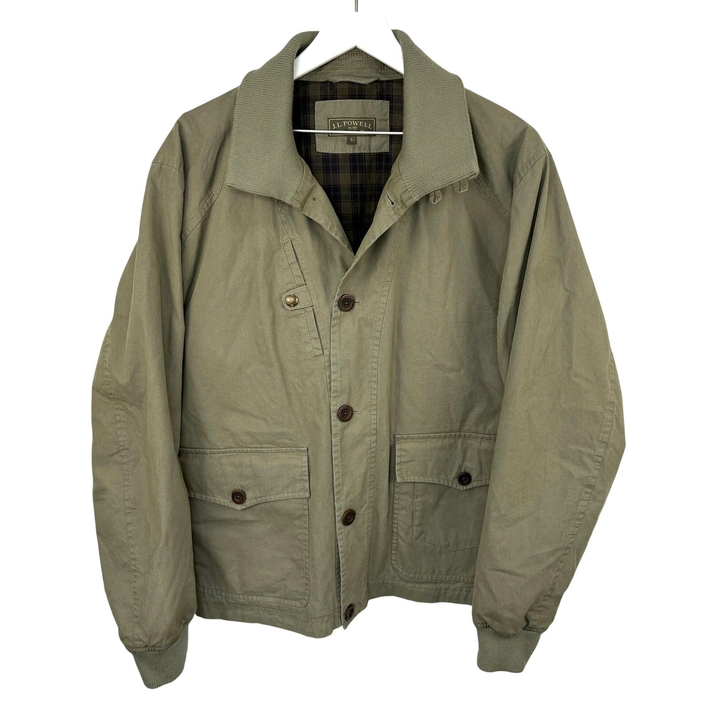 J. L. Powell Army Green Jacket - Men's Size L