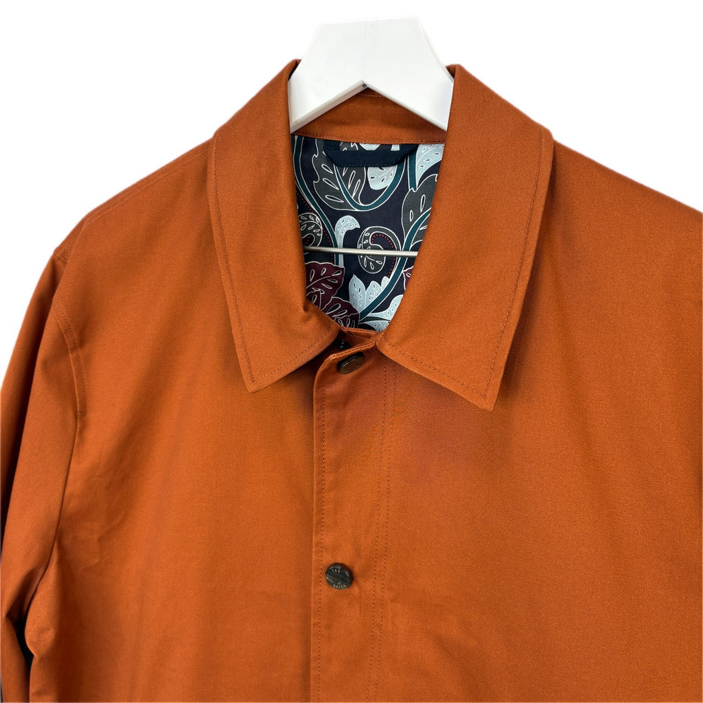 Ted Baker Burnt Orange Lightweight Cotton Jacket - Men's Size 5