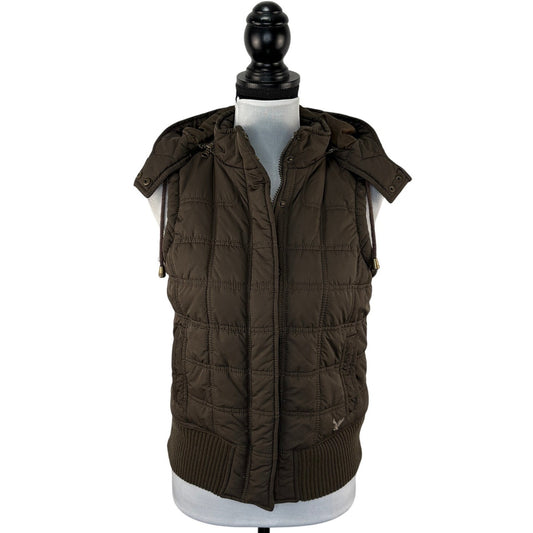 2010's American Eagle Hooded Puffer Vest - Women's Size M