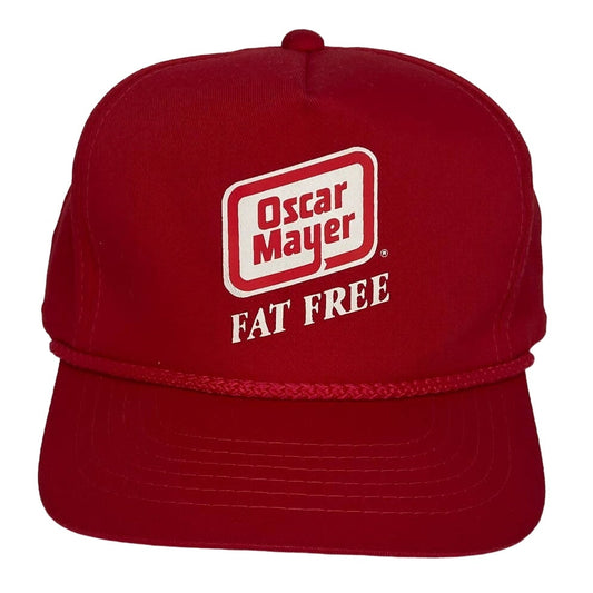 Vintage Oscar Mayer Fat Free Strapback Trucker Hat