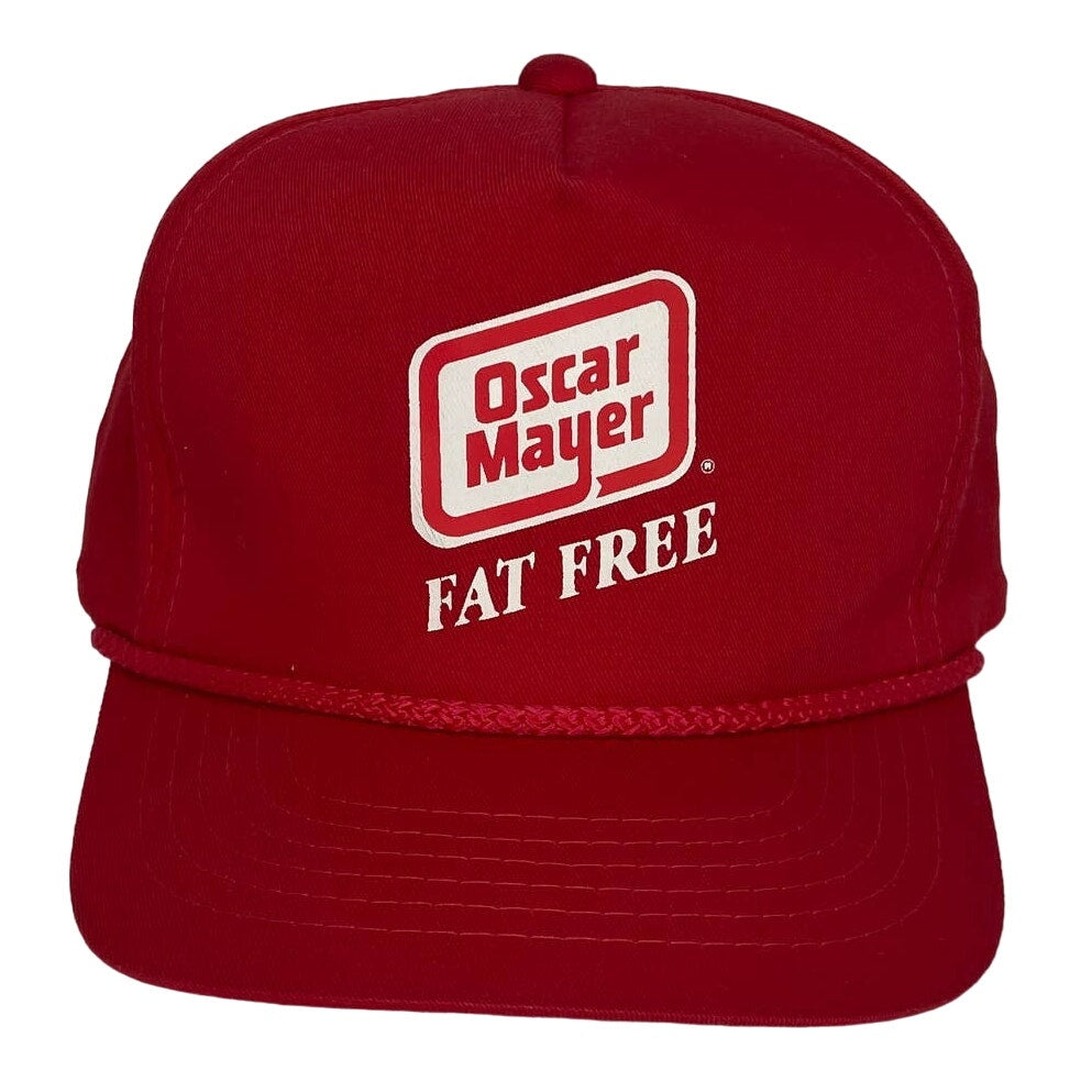 Vintage Oscar Mayer Fat Free Strapback Trucker Hat