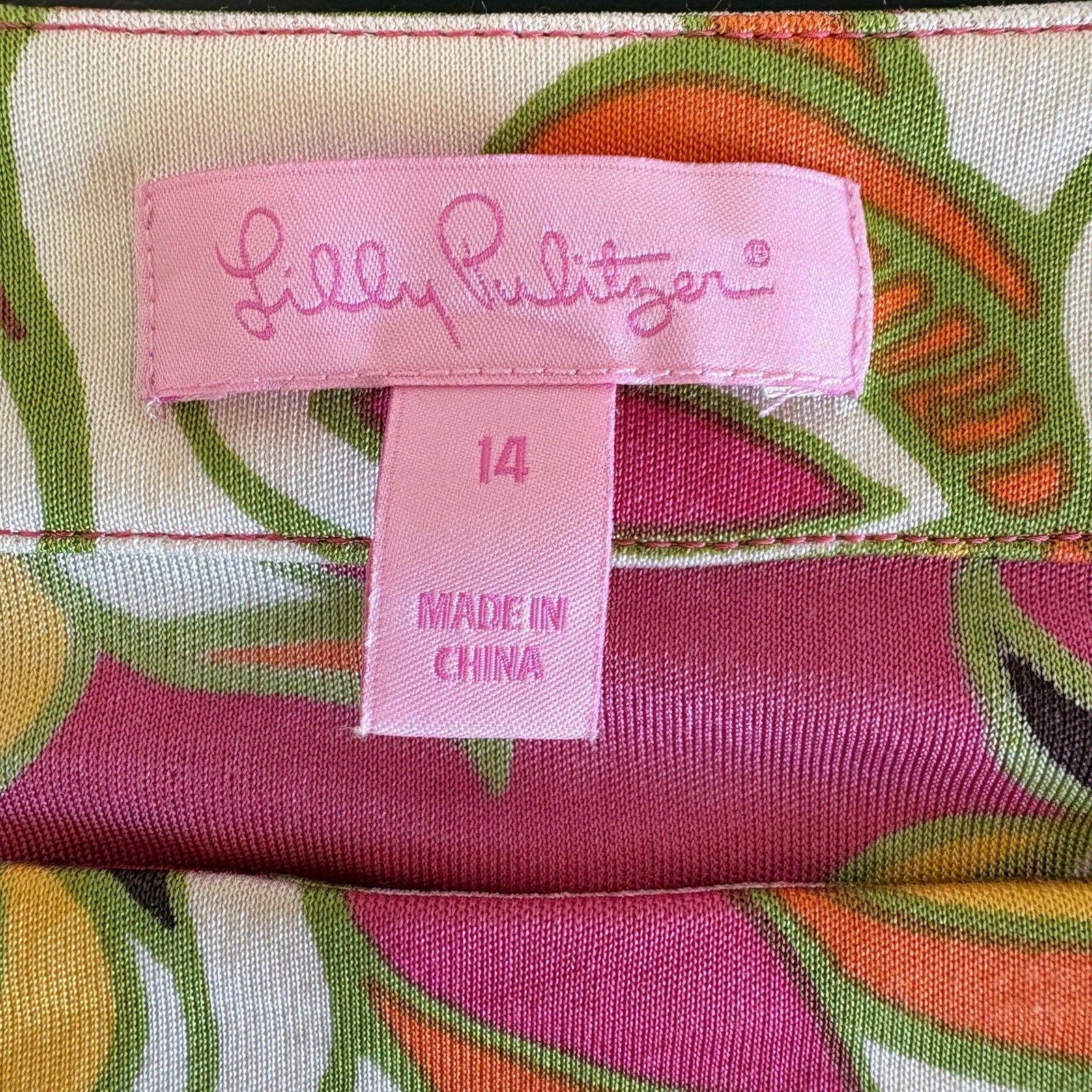 Lilly Pulitzer Silk Retro Square Neck Sheath Dress - Women's Size 14