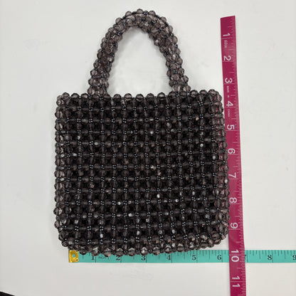 Y2K GAP Grey Beaded Small Square Purse