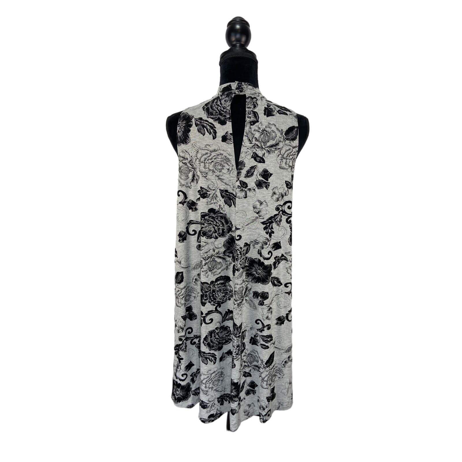 Philosophy Flocked Floral Shift Dress - Women's Small