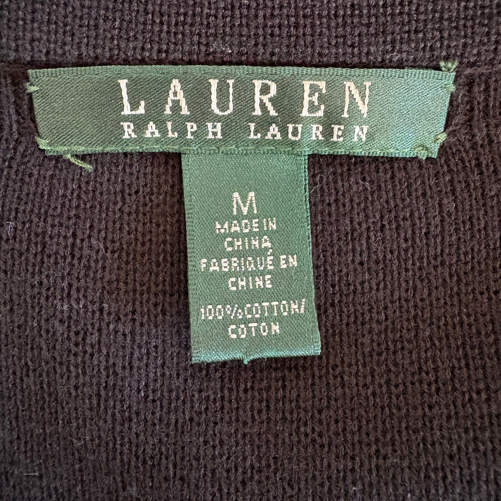 Ralph Lauren Black Ponte Knit Blazer Jacket - Women's Size M