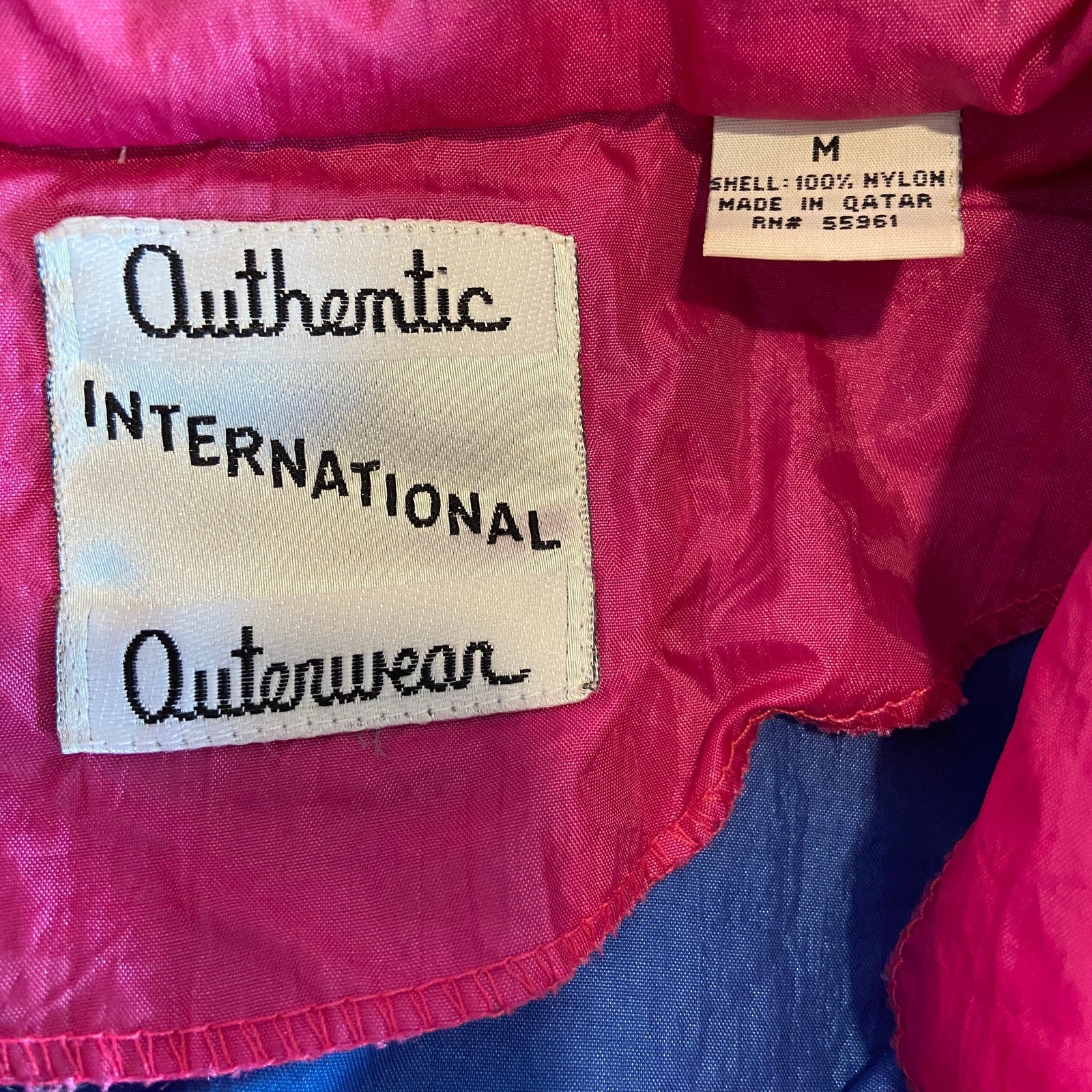 Vintage Nylon Bright Colors Floral Granny Windbreaker - Women's Size M