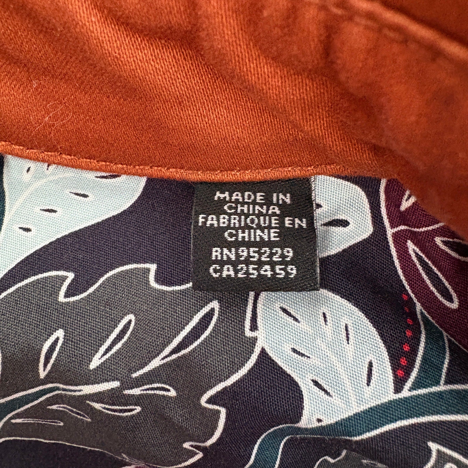 Ted Baker Burnt Orange Lightweight Cotton Jacket - Men's Size 5