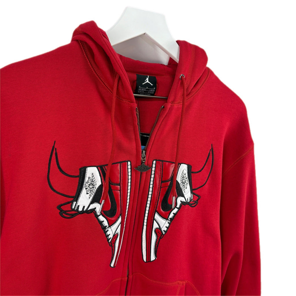 Nike Air Jordan 1 Horns Zip Up Hooded Sweatshirt Rare NWT Size M