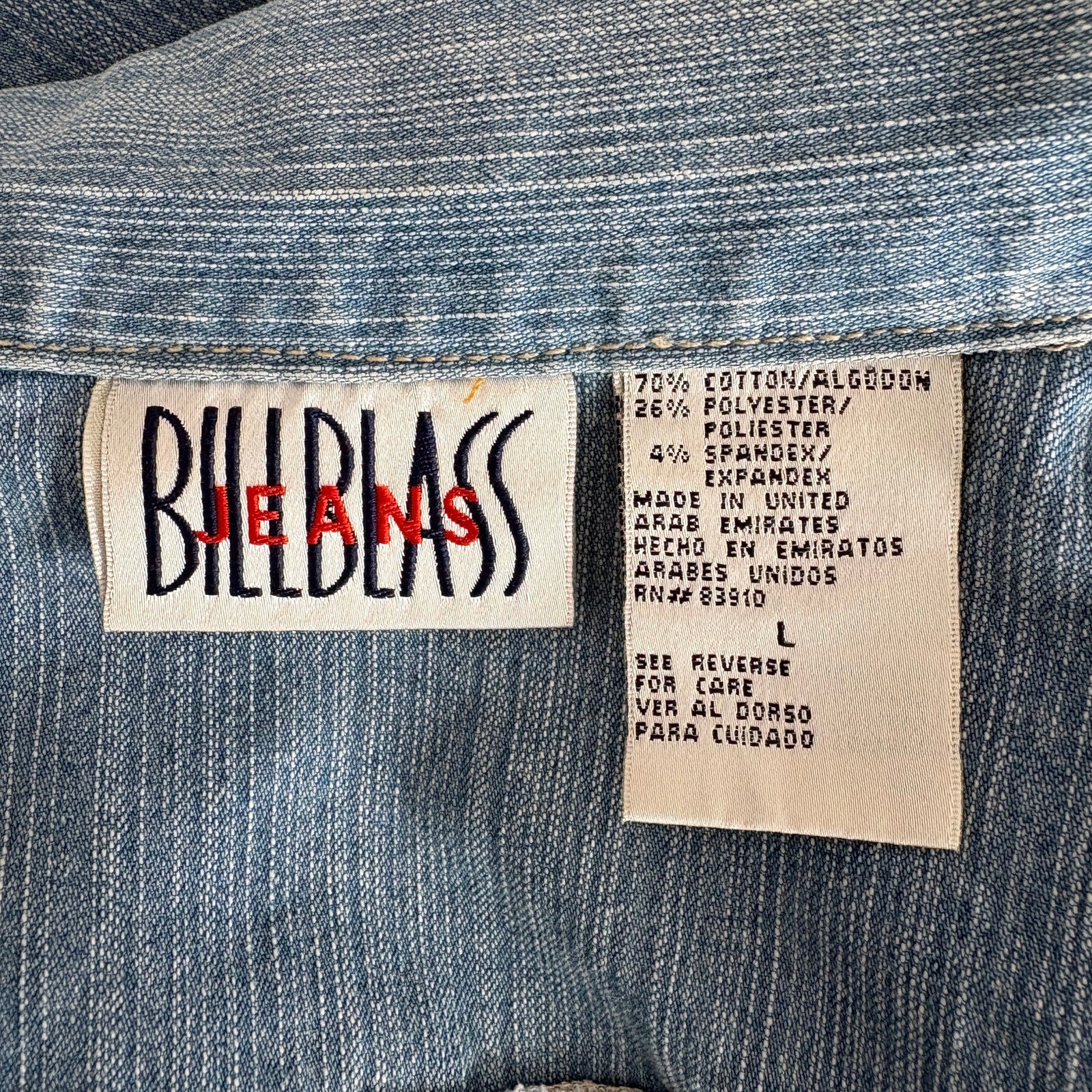 Vintage 4 Pocket Jean Shacket - Women's Size L