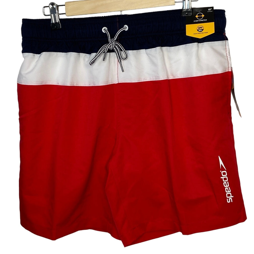 Speedo Lined UPF 50 Swim Trunks NWT - Men's Size Large