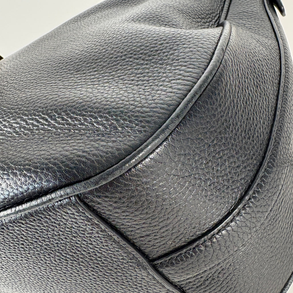 Kate Spade Hobo Black Pebbled Leather Shoulder Bag