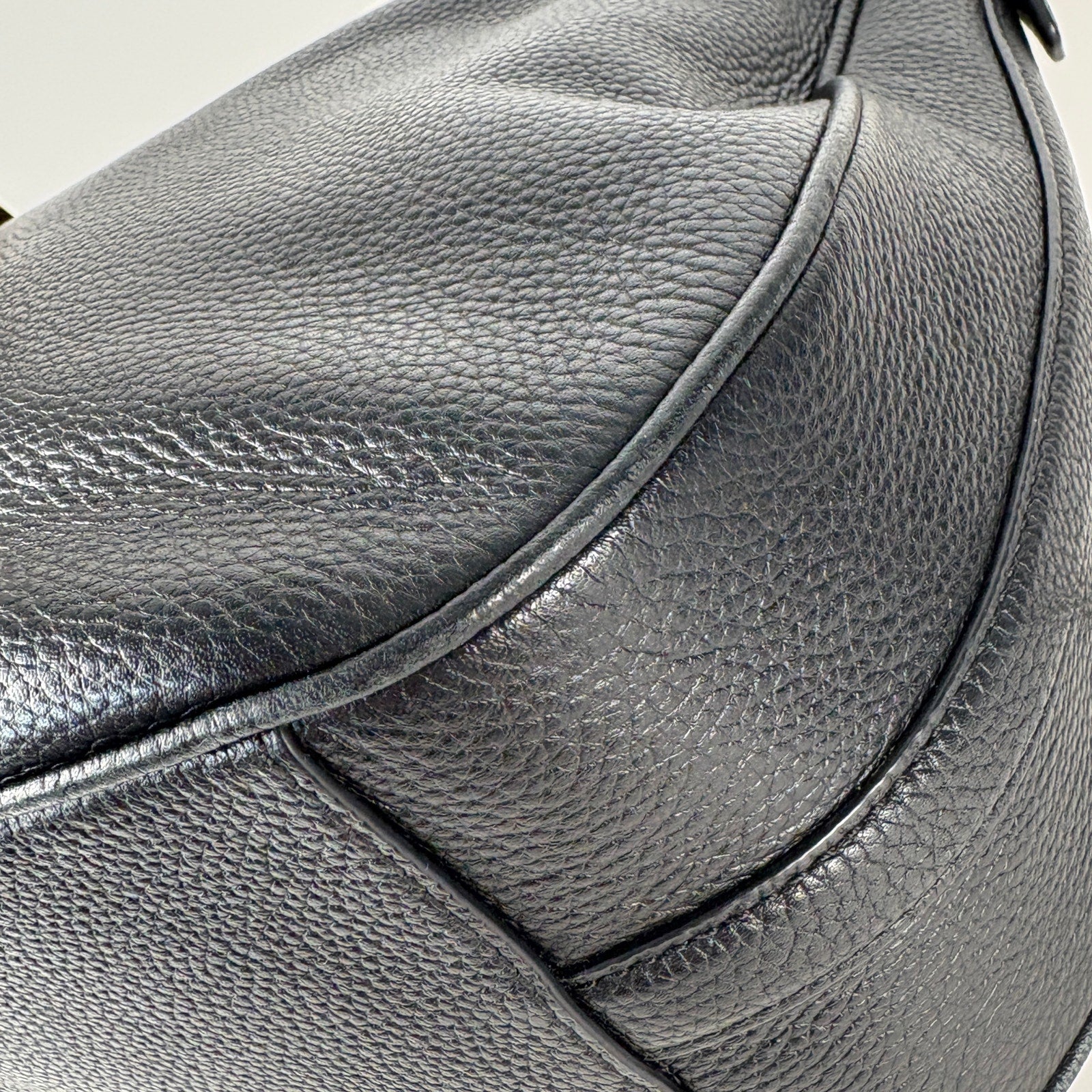 Kate Spade Hobo Black Pebbled Leather Shoulder Bag