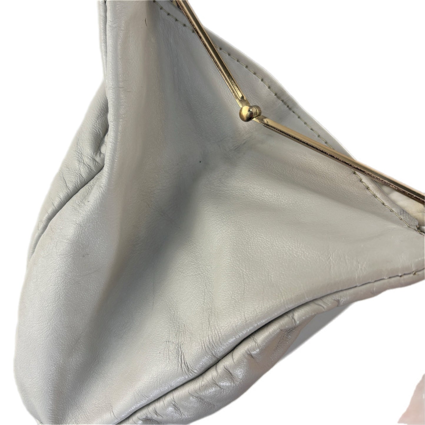 Vintage Letisse Gray Shoulder Strap Pouch Purse