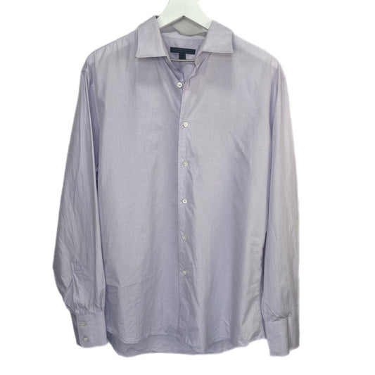 John Varvatos Light Purple Button Front Dress Shirt - Men's 16 1/2