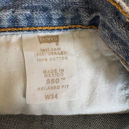 Levi's 550 Relaxed Fit Jean Shorts - Men's Size 34