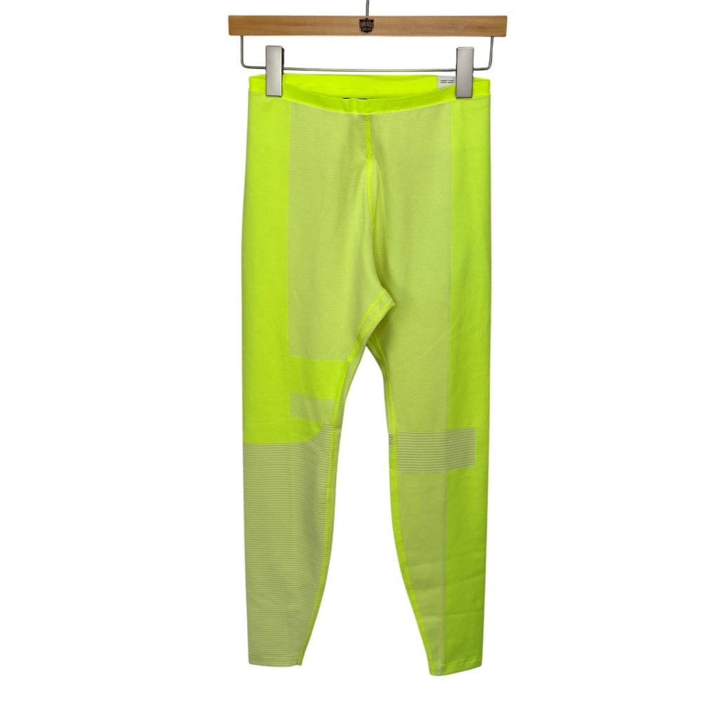 Nike Tech Pack Neon Green Tight Running Leggings - Women's Size S