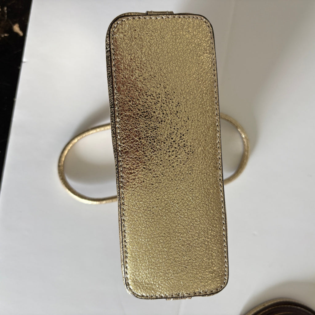 COACH Wizard of Oz Mini Micro Sierra Gold Glitter Crossbody Purse F39497