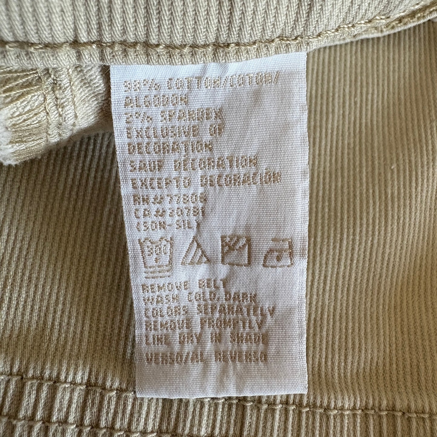 Y2K Tommy Jeans Low Rise Crop Khaki Pants - Women's Size Small
