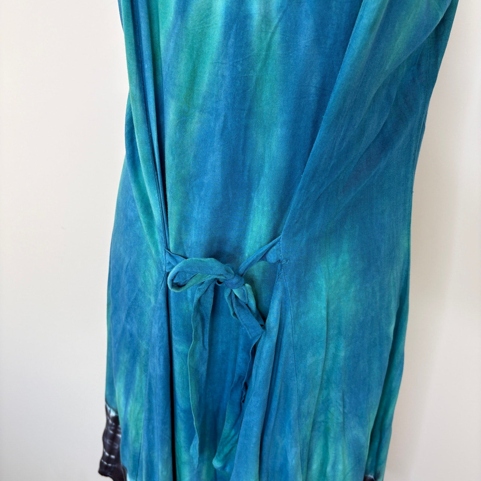 Dharma Trading Blue Tie Dye Sundress - Women's M