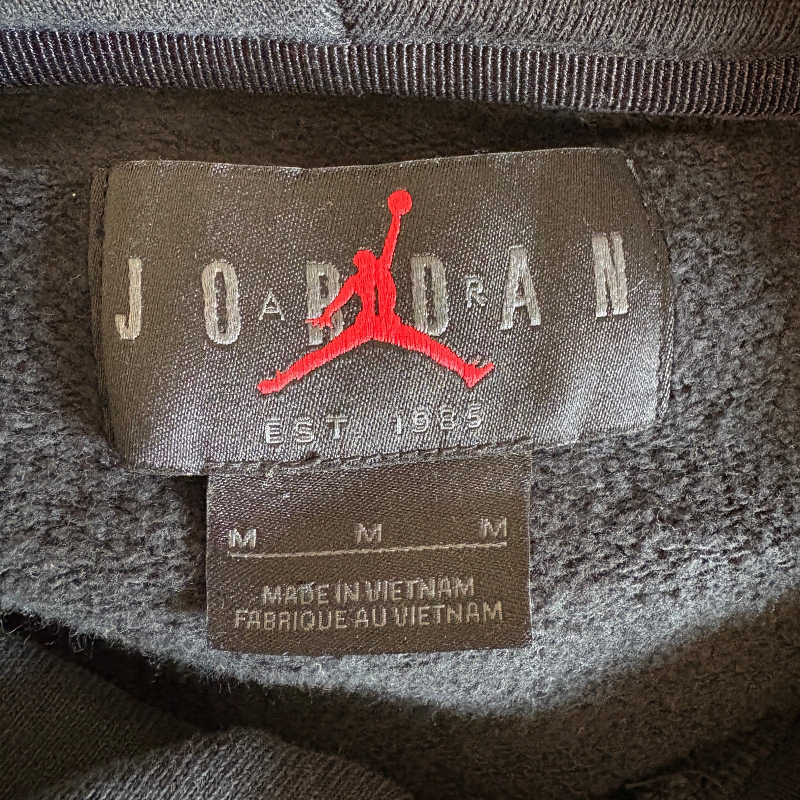 Nike Air Jordan Essentials Statement Fleece Pullover Hoodie Sweatshirt Sz M